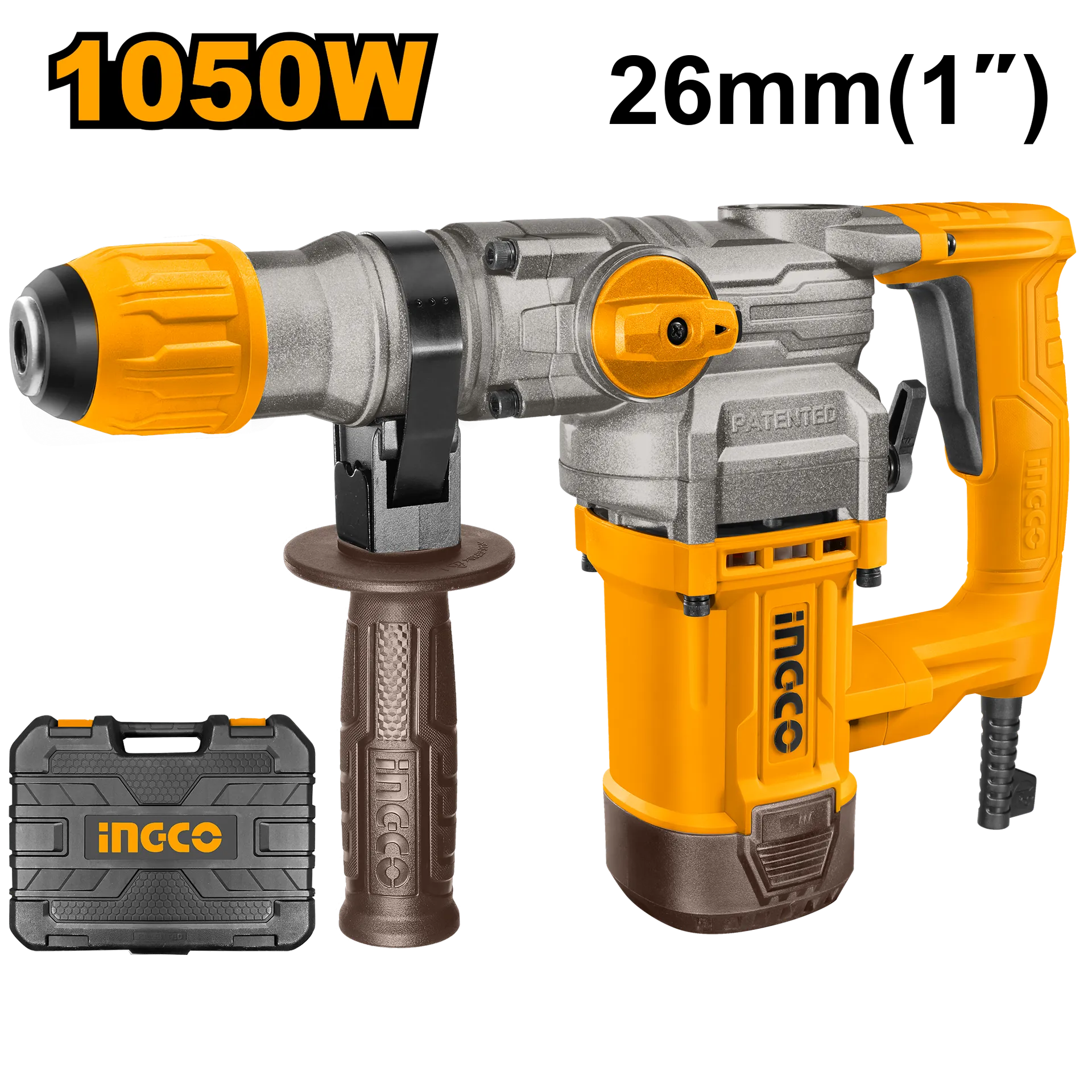 Çekiç elektrik shpues SDS+ 1050W 4.5J INGCO RH10506