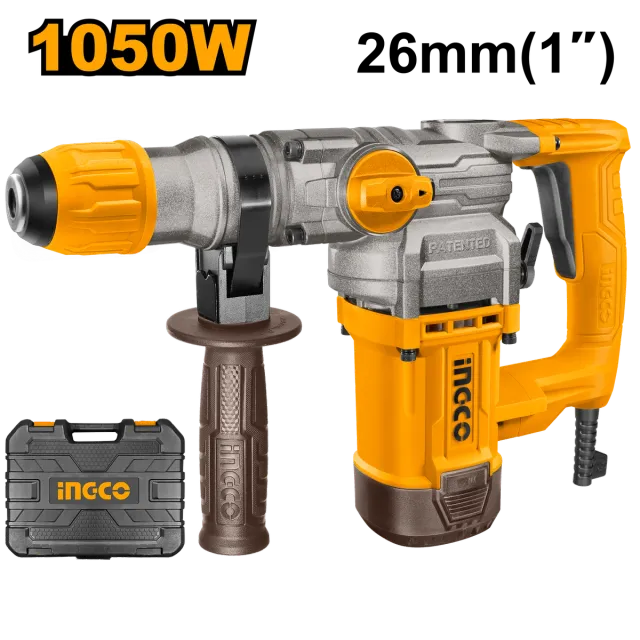 ЕЛЕКТРИЧЕН ЧЕКАН ДУПЧАЛКА SDS+ 1050W 4.5J INGCO RH10506