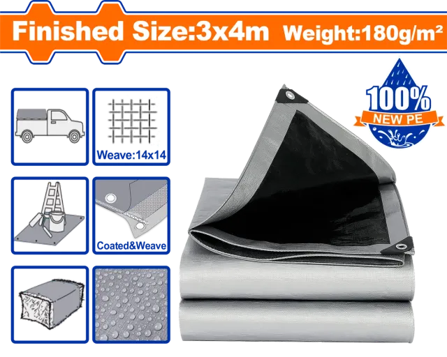 Plandek 3x4M 180G WADFOW WTQ8834