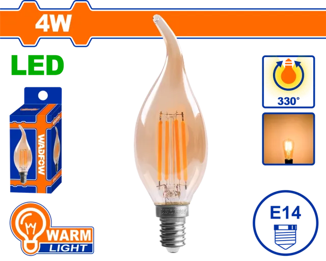 Llamba LED filament 4w E14 2200K WADFOW WDN65422