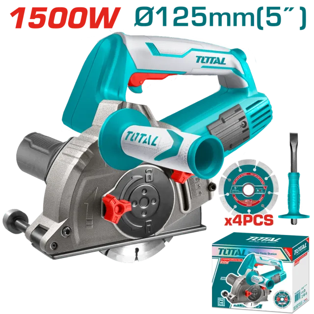 Makinë elektrike për kanale në mur 1500W TOTAL TWLC1256
