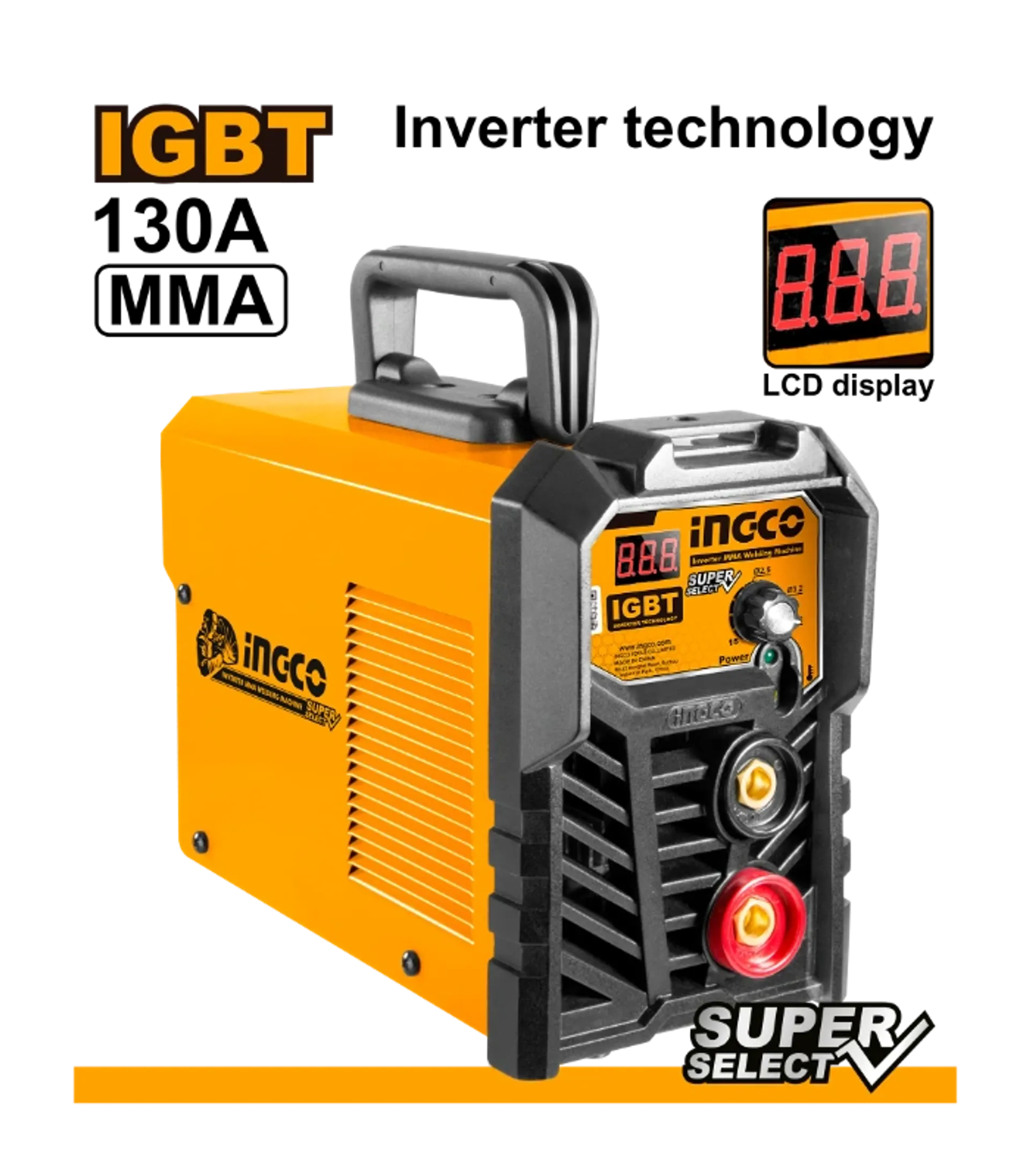 ИНВЕРТОР ЗА ЗАВАРУВАЊЕ ММА 130A INGCO ING-MMA1302