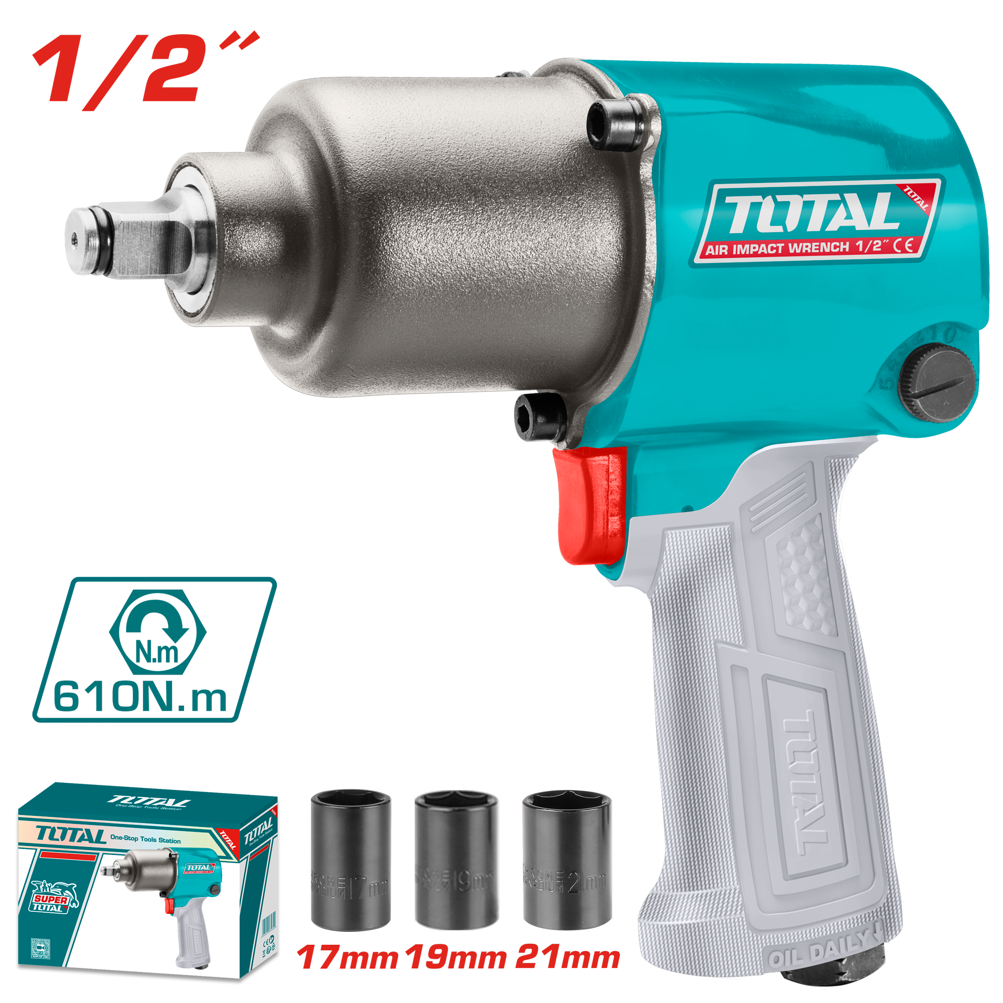 Çshtirosje pneumatike TOTAL 1/2 TAT40122