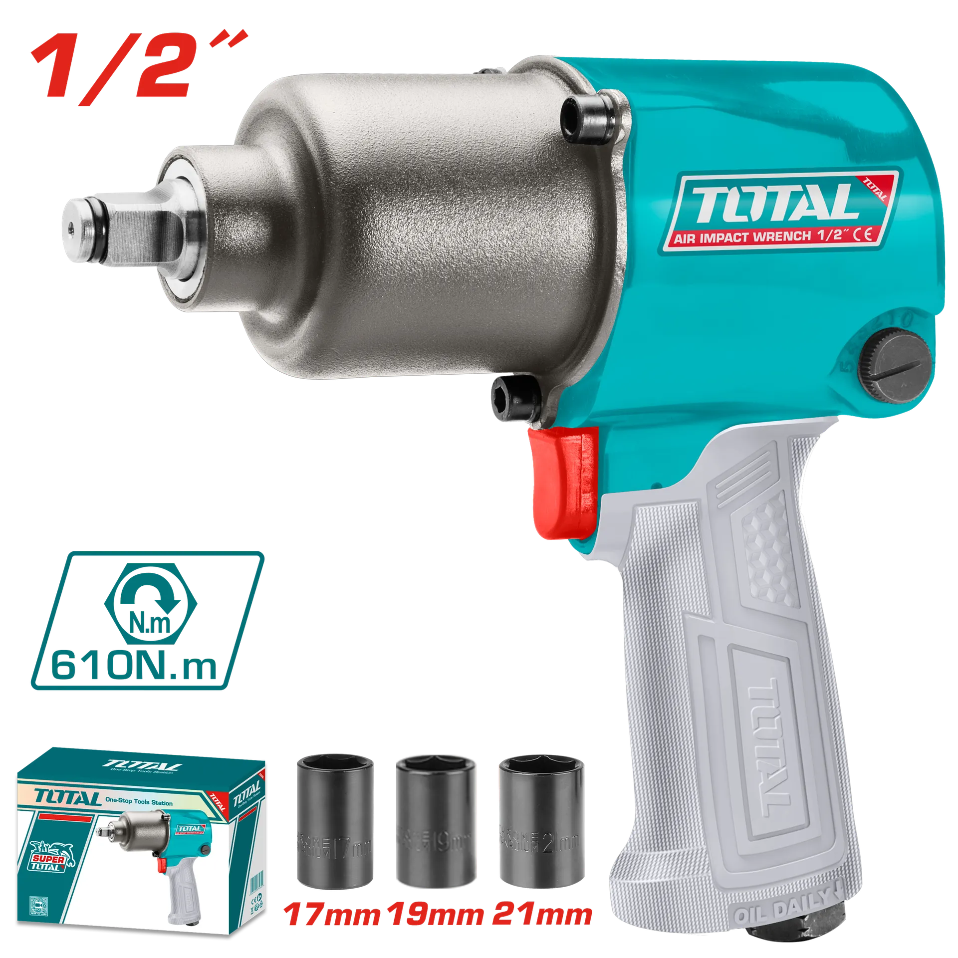 Çshtirosje pneumatike TOTAL 1/2 TAT40122