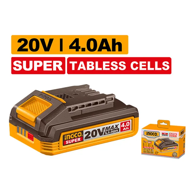 Bateri rezervë 20V 4.0Ah super INGCO FBLI2123