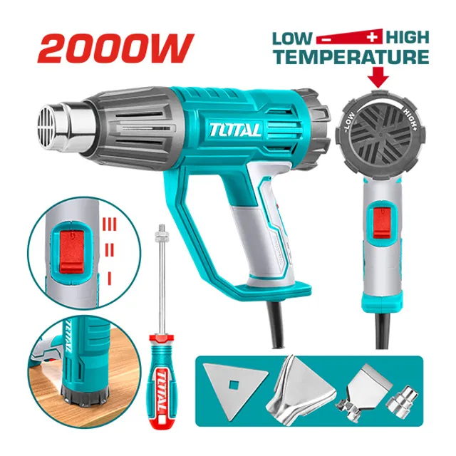ИНДУСТРИСКИ ФЕН TOTAL 2000W TB20045
