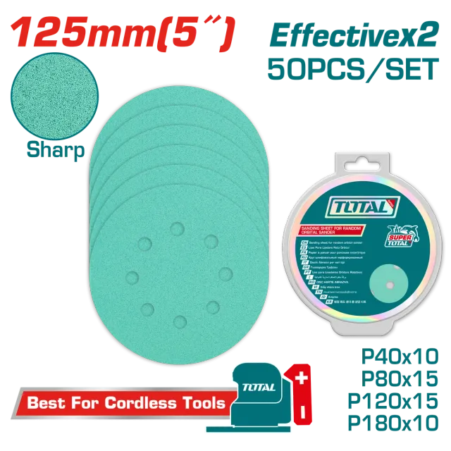 Sht 50/1 letër zmerdi TOTAL universale 125mm TAC125050