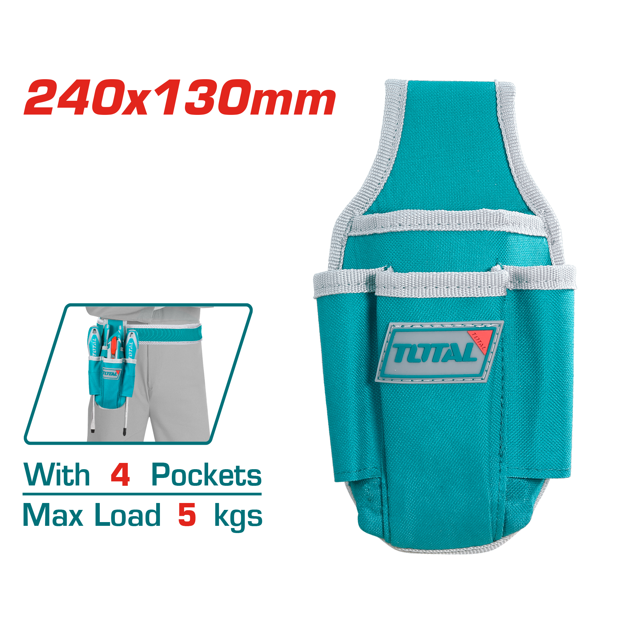 ТОРБА ЗА АЛАТ ЗА ПОЈАС TOTAL THT16P4011