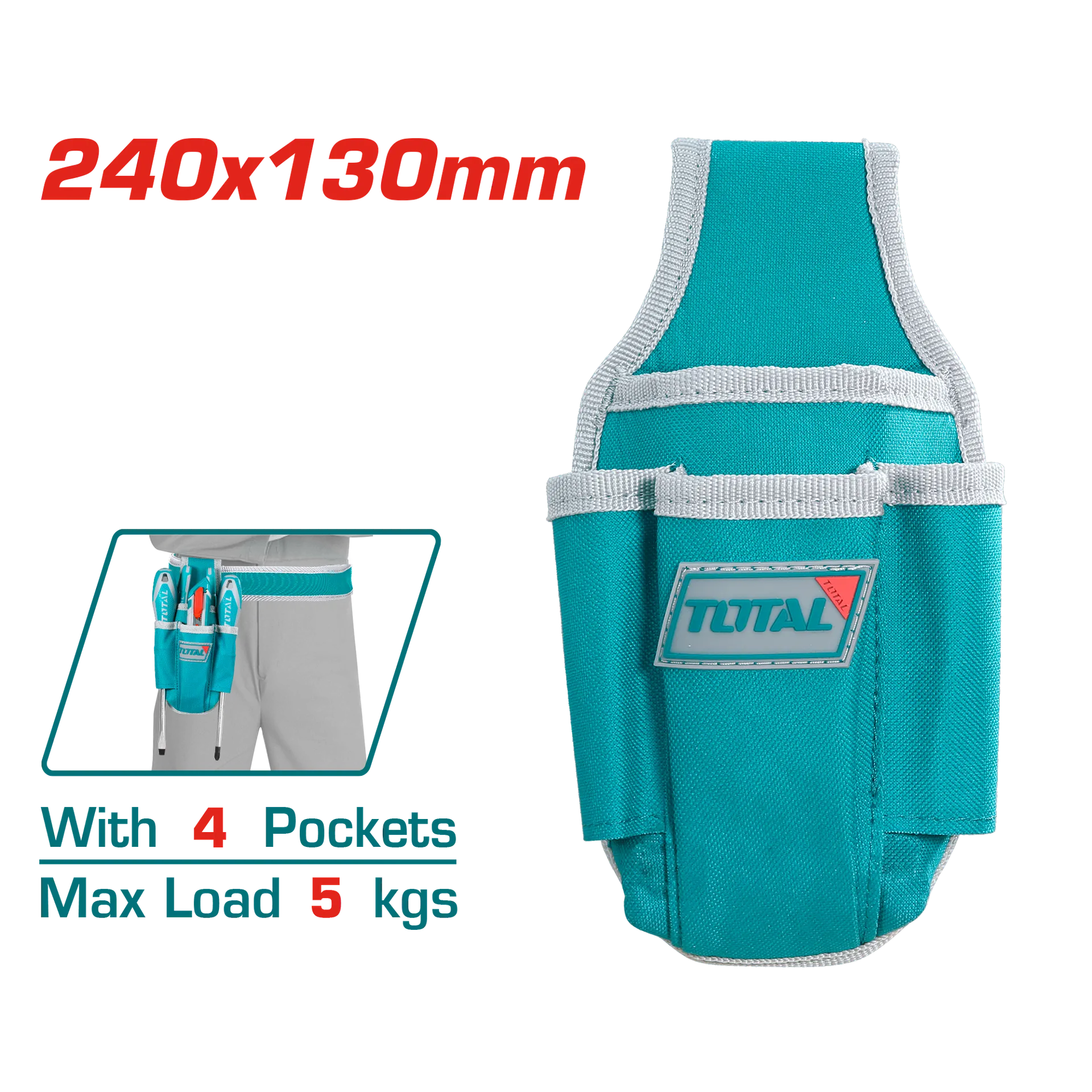 ТОРБА ЗА АЛАТ ЗА ПОЈАС TOTAL THT16P4011