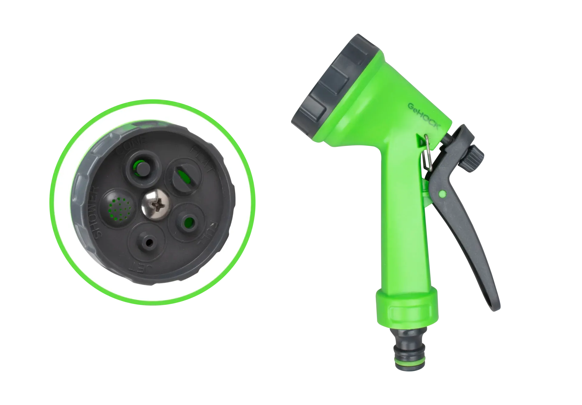 Spërkatëse dorore 5 funksione PVC GEHOCK