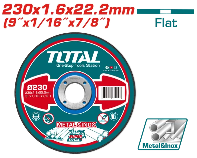 Guri TOTAL për bluarje 230×1.6mm TAC2162301