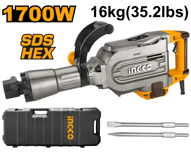 Чекан INGCO 1700W 45J PDB17008