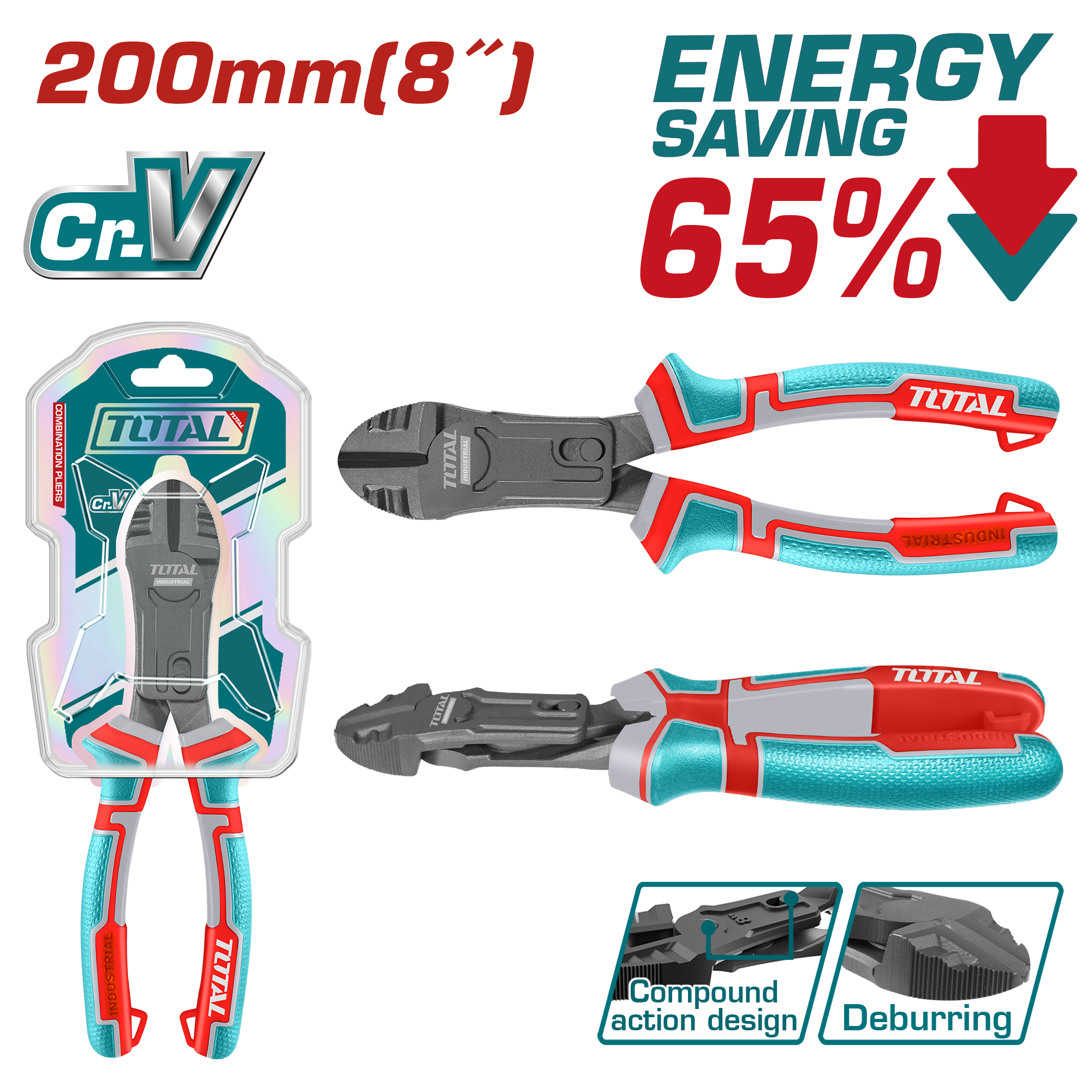 КЛЕШТА ЦВИЦАНГЛИ TOTAL 200mm – THTC530806