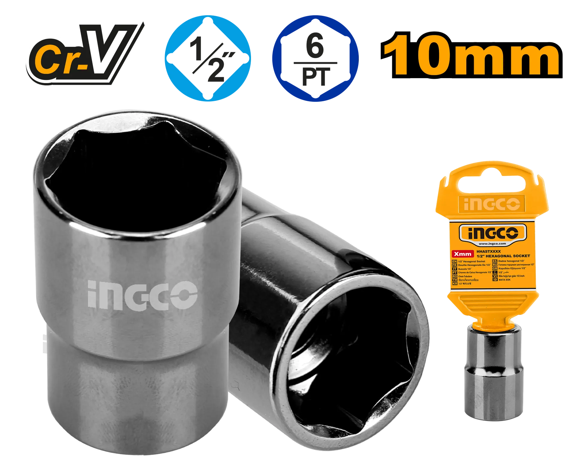 ПАТЕНТ КЛУЧ 10mm INGCO HHAST12101