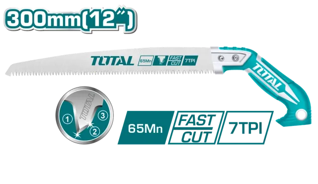 Sharë e dorës TOTAL 12″ 300mm 6TPI THT51130026