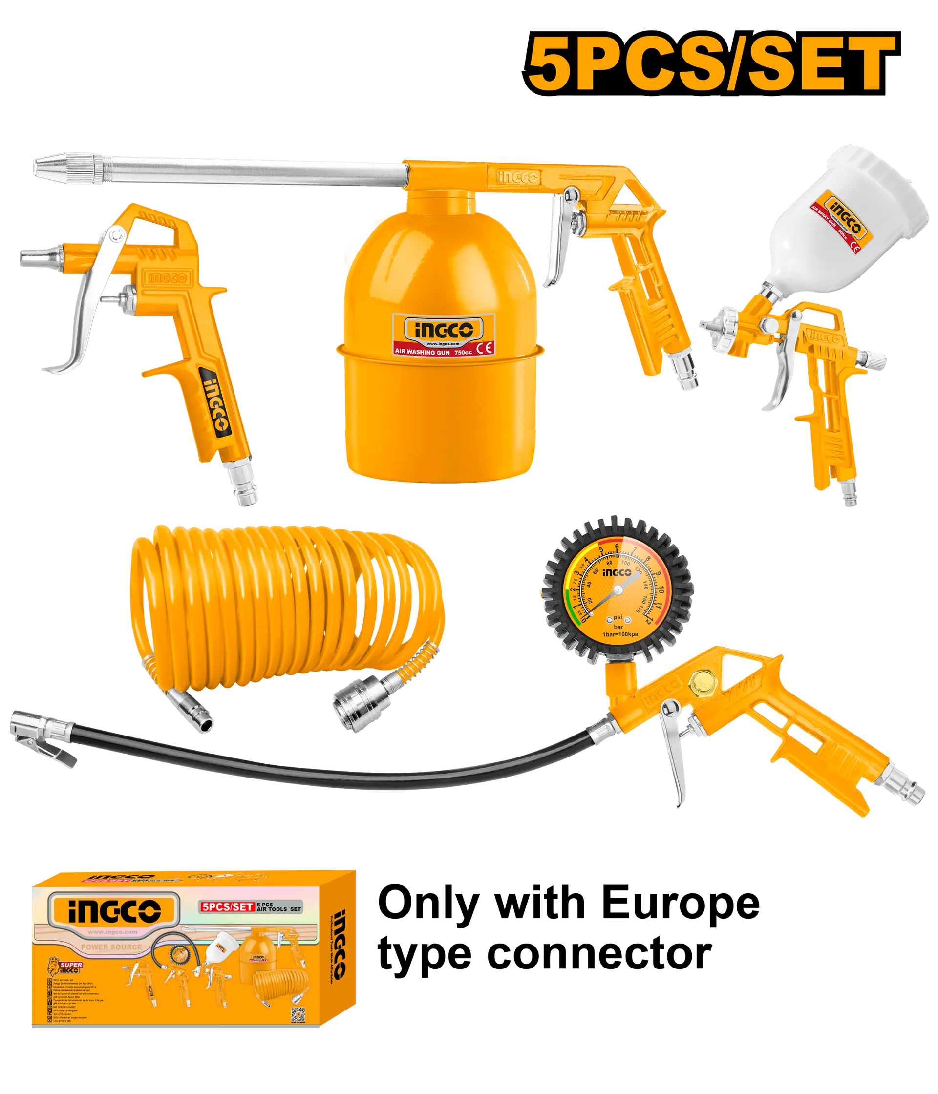 Set per ngjyreje 5/1 INGCO AKT0053