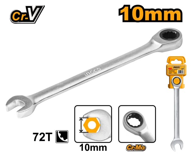 Çelës rrotullues 10mm O-C INGCO HCSPAR101