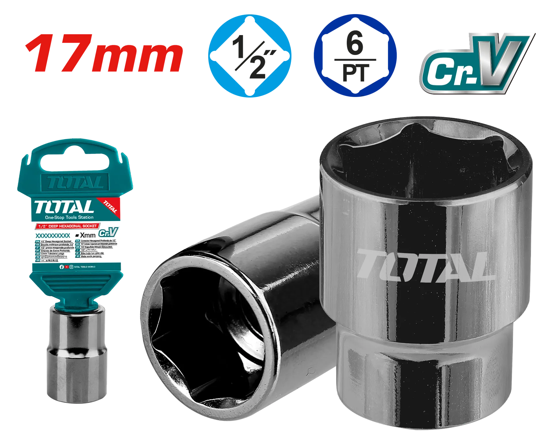 Çelës shtipur TOTAL 17mm – THTST12171