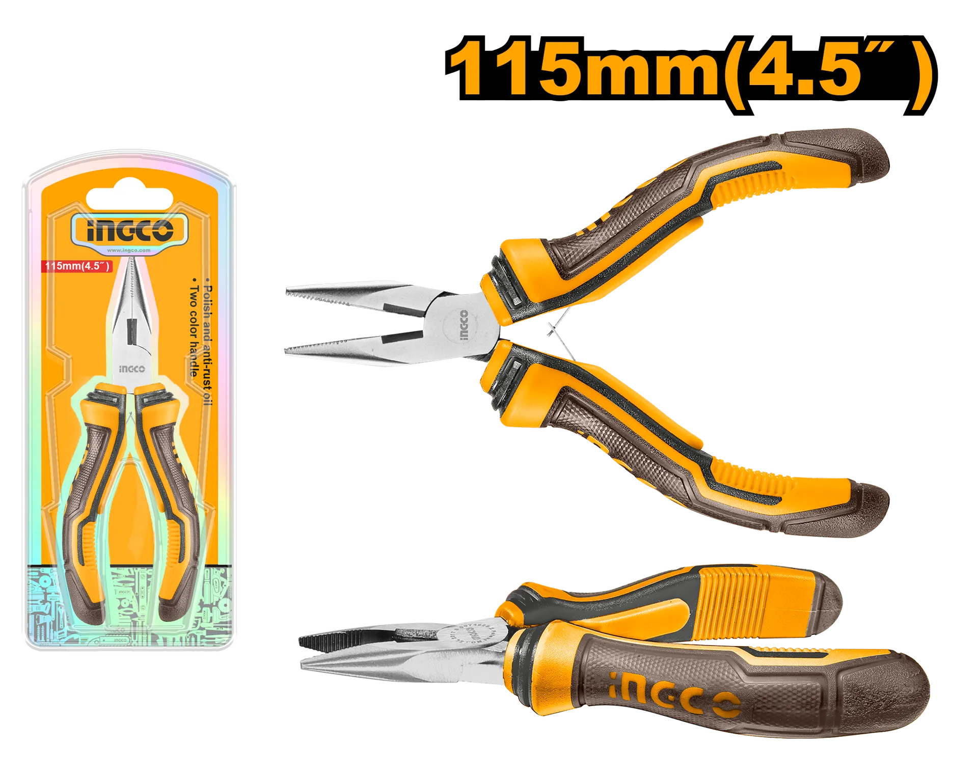 Pinca mini pikante INGCO 115mm – HMLNP08115