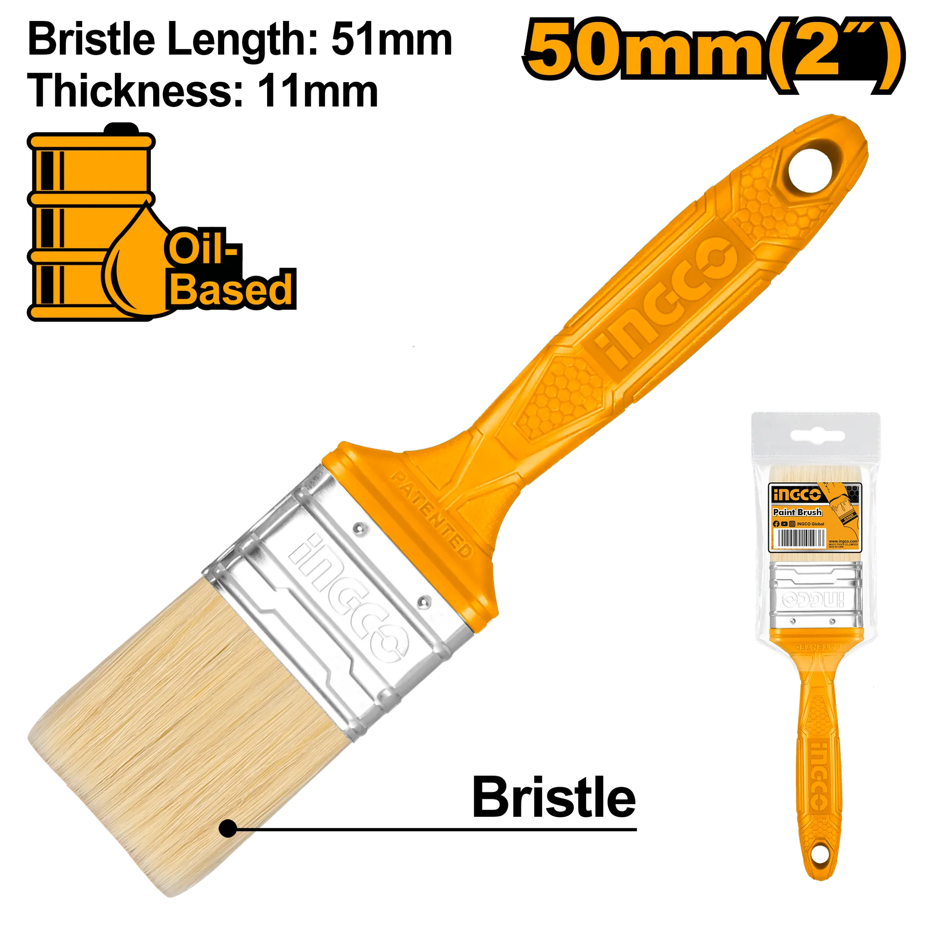 Pvç furça INGCO 2″ CHPTB68702