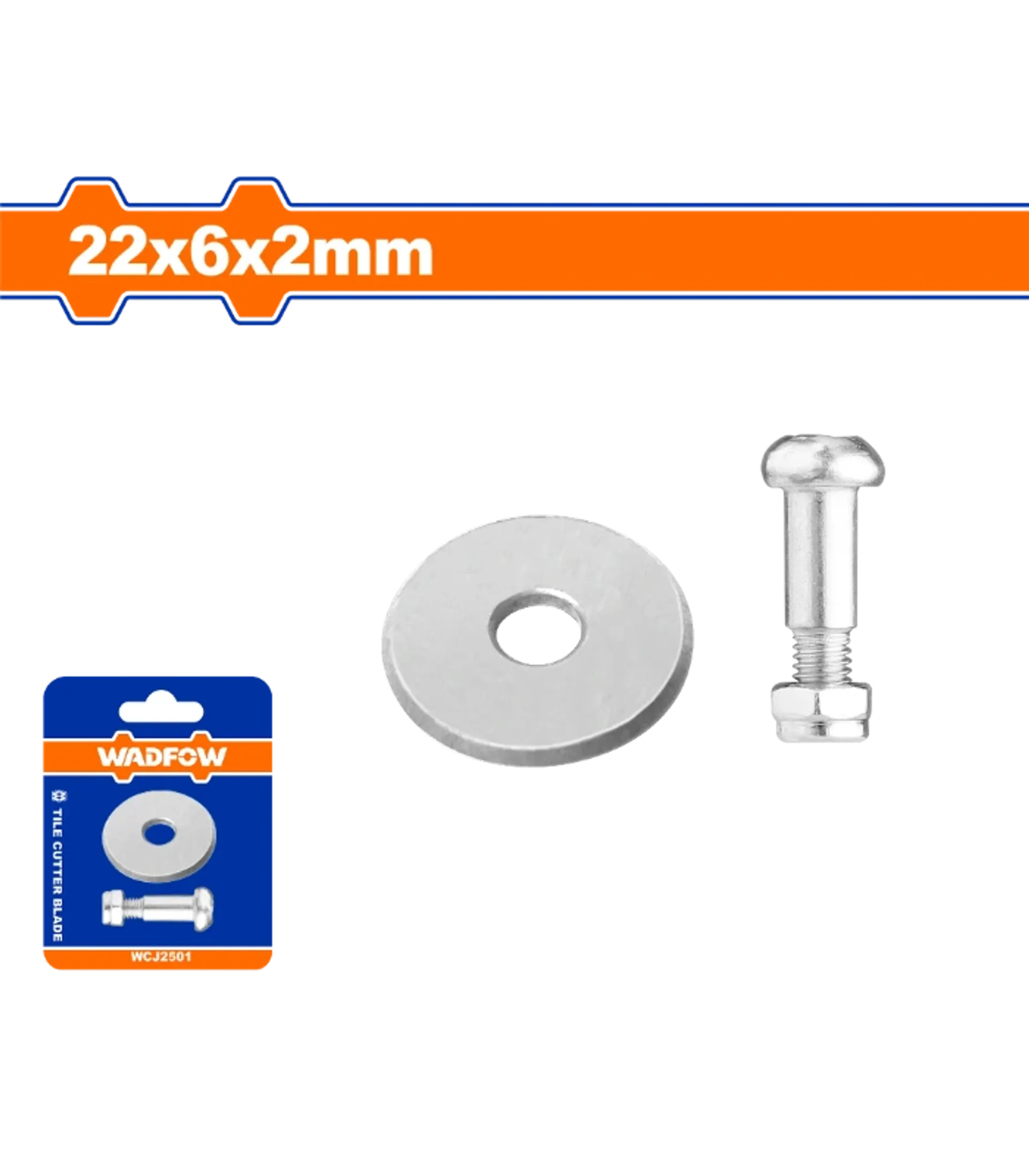 Thikë për makinën e pllakave 22x6x2mm WADFOW WCJ3501