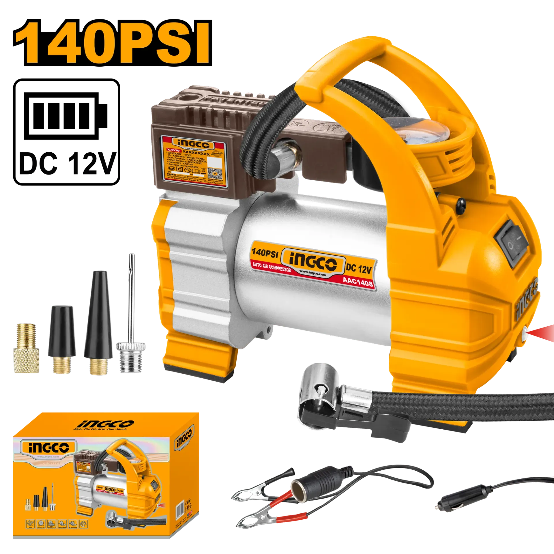 Pompë elektrike për automobila 12 V INGCO AAC1408
