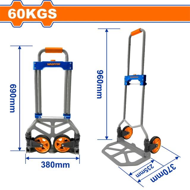 КОЛИЧКА ЗА НОСЕЊЕ 60kg WADFOW WWB9A06
