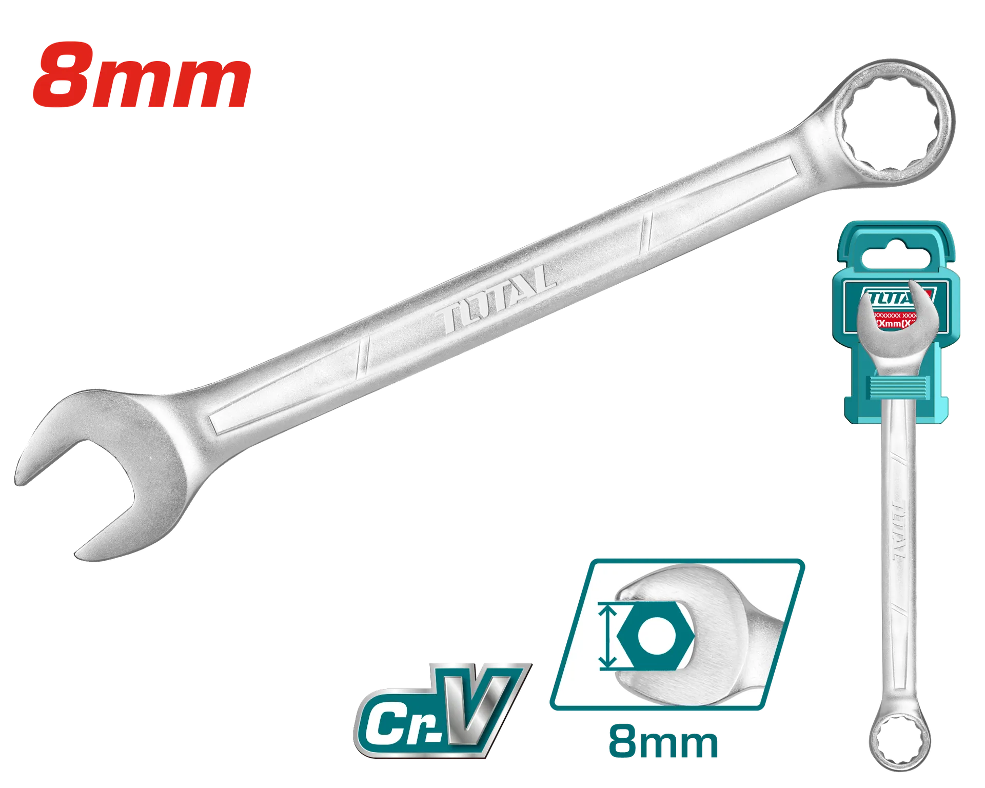 Çelës TOTAL (O-u) 8mm – 1703 TCSPA081