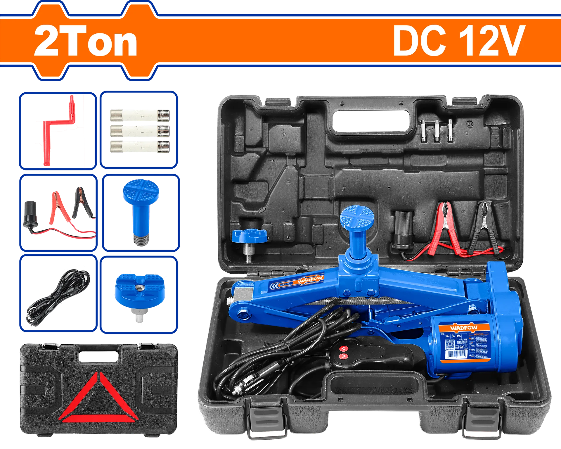 ДИГАЛКА ЕЛЕКТРИЧНА 12V 2TON WADFOW WHJ4D02