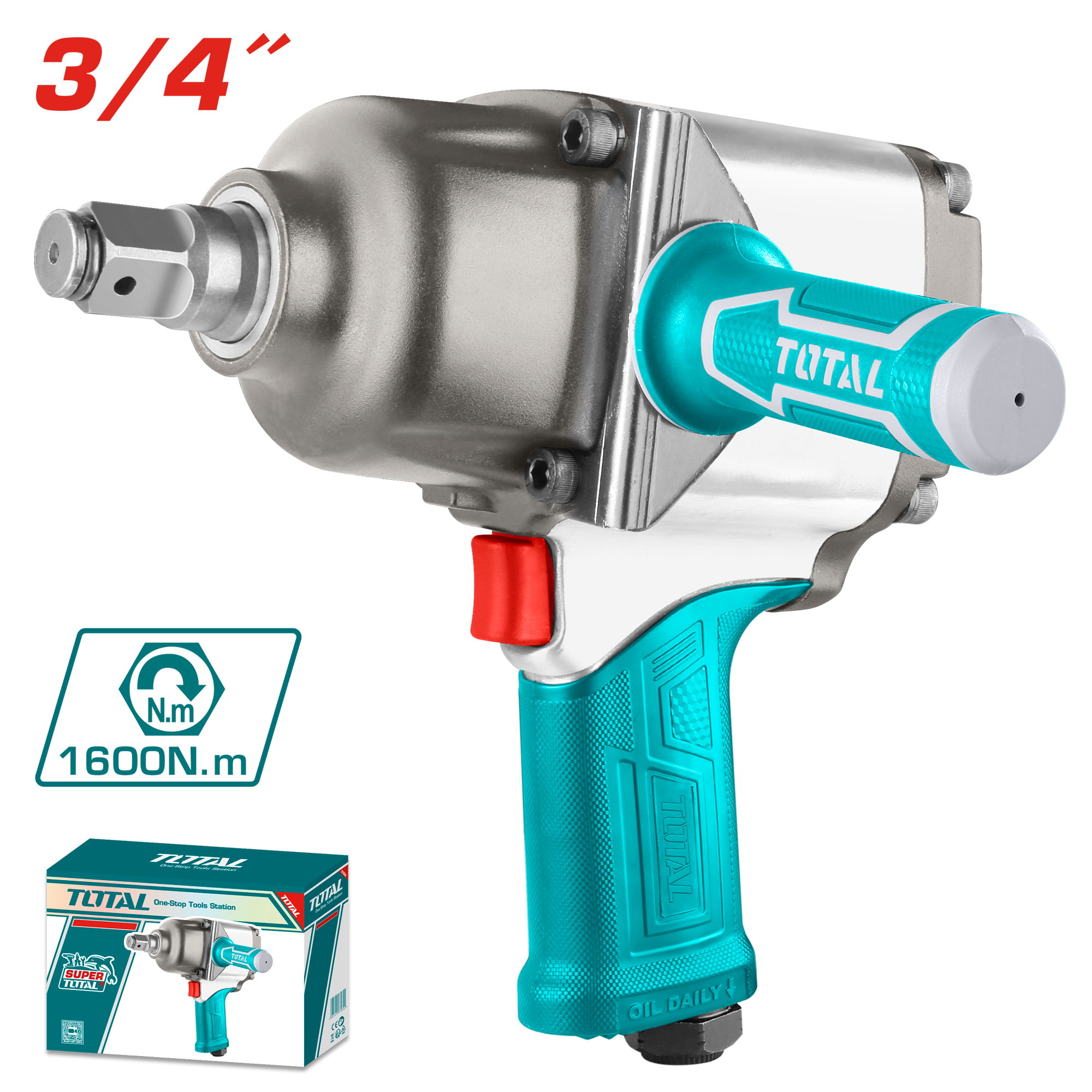 Shkarkues pneumatik 3/4″ TOTAL TAT40342