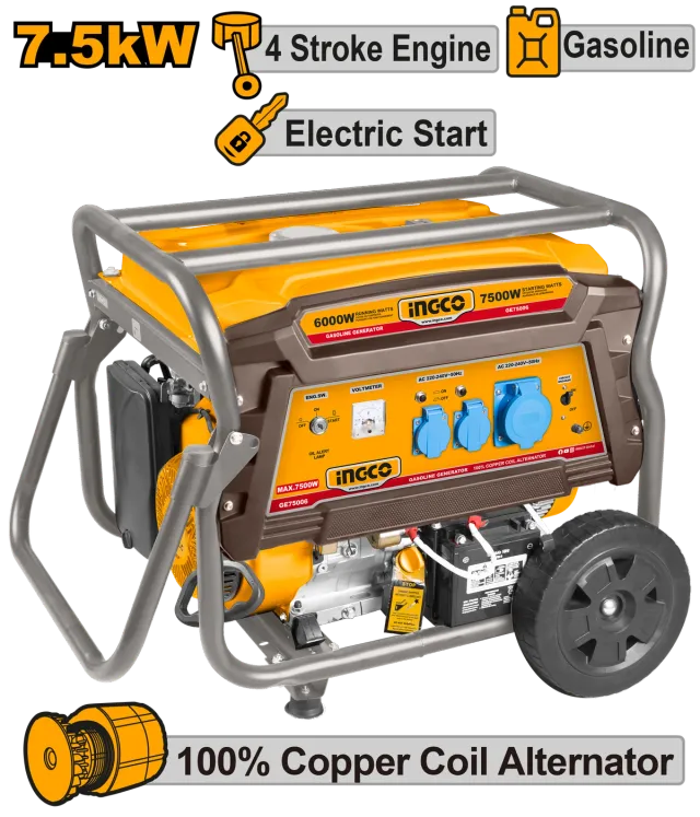 АГРЕГАТ 7500W INGCO GE75006