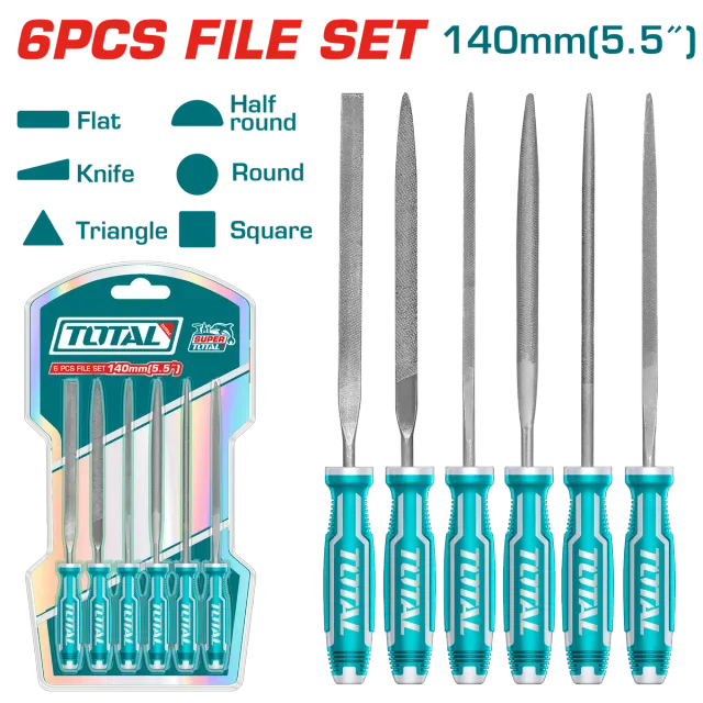 Raspa metal TOTAL 6/1 komplet mini – THT91462
