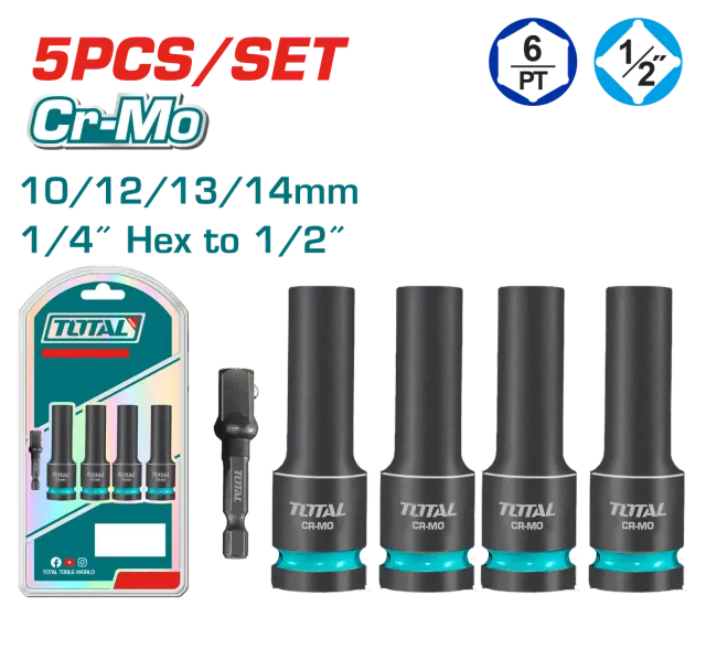 ПАТЕНТ КЛУЧЕВИ СЕТ 5/1 1/2″ TOTAL THKISD12052L