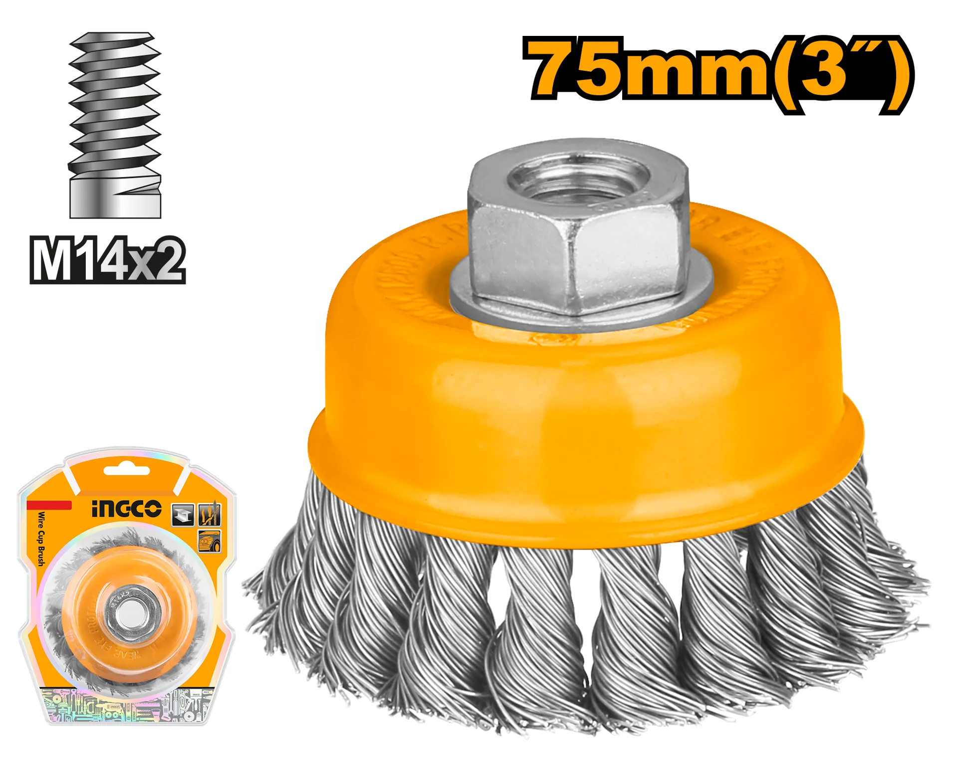 Furçë metalike INGCO 75 WB20751