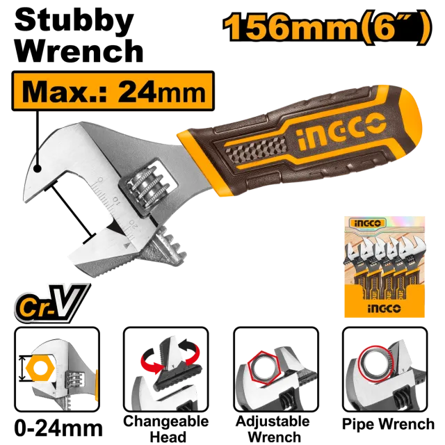 Француски клуч INGCO 2/1 156mm – HADWS088