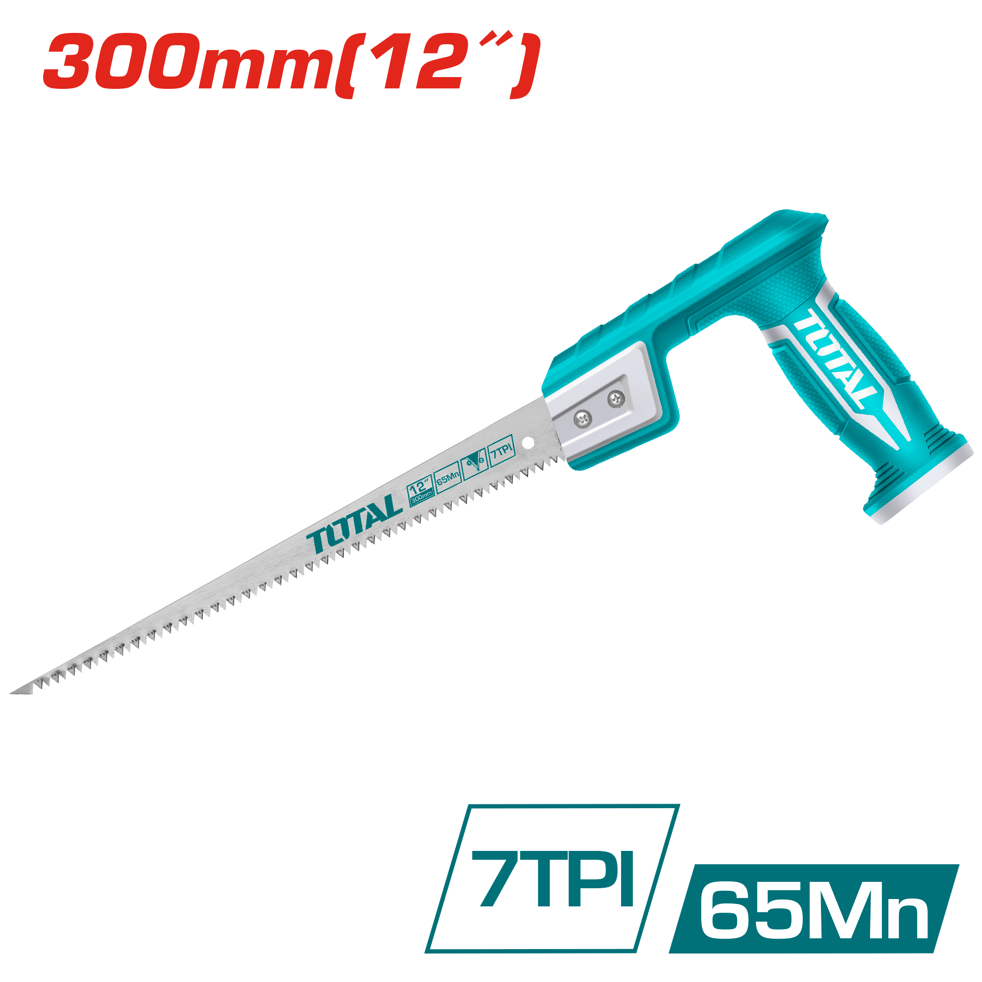 ПИЛА РАЧНА TOTAL 12″ 300mm 7TPI THCS30026