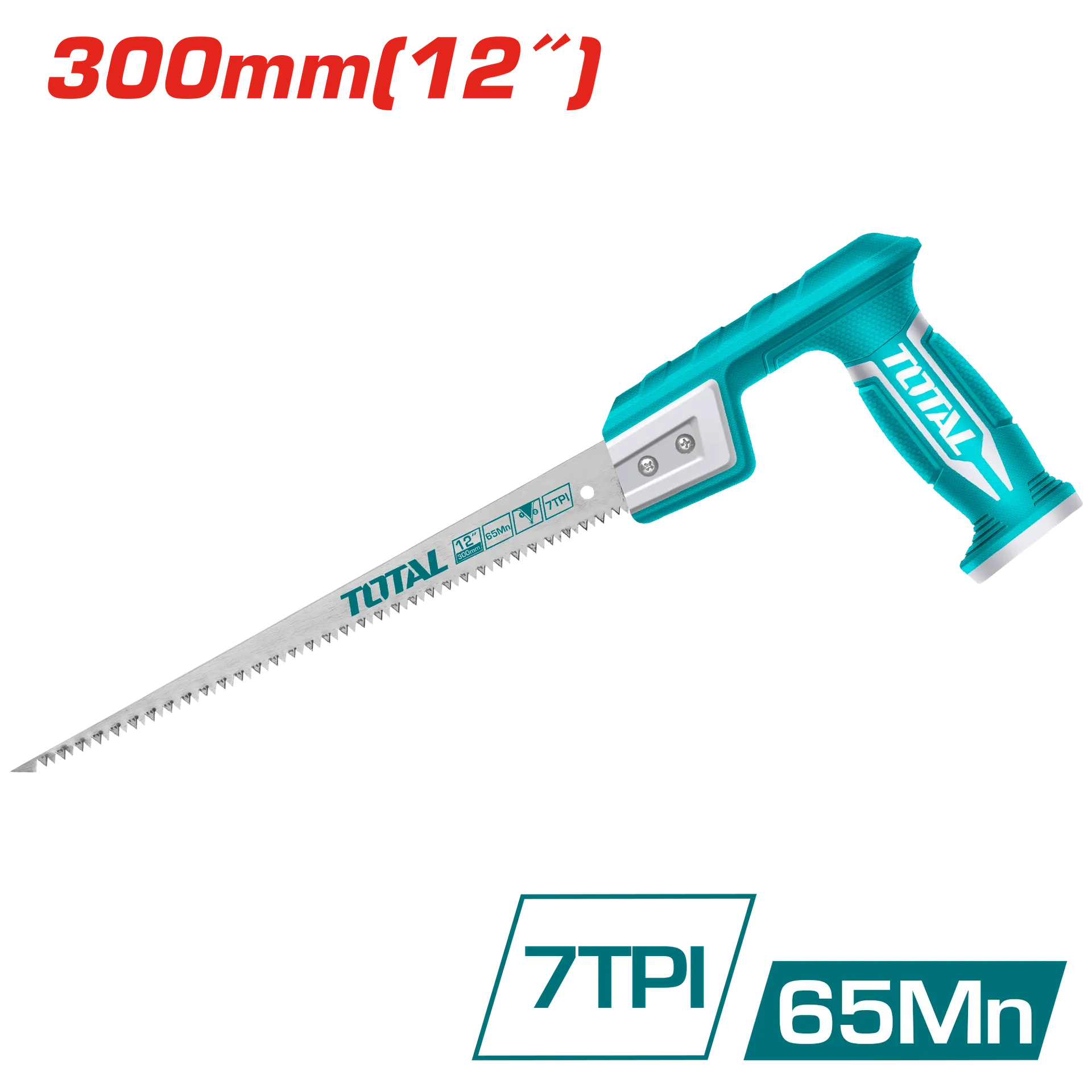 ПИЛА РАЧНА TOTAL 12″ 300mm 7TPI THCS30026