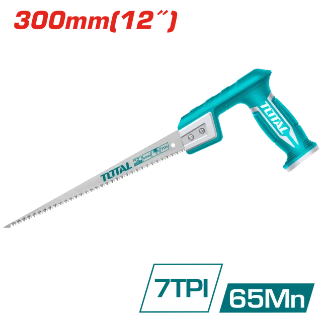 ПИЛА РАЧНА TOTAL 12″ 300mm 7TPI THCS30026
