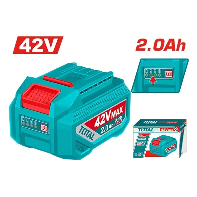 БАТЕРИЈА TOTAL 42V 2.0Ah TFBLI42201
