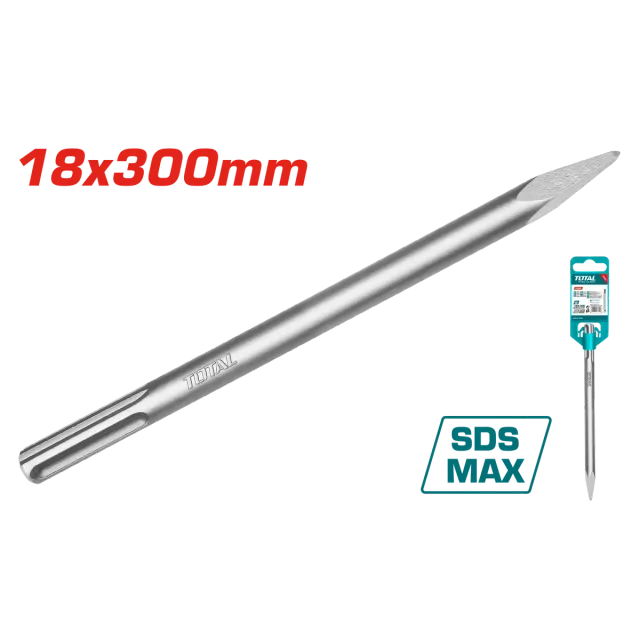 ДЛЕТО SDS MAX 18x300mm ШПИЦ TOTAL TAC1521181
