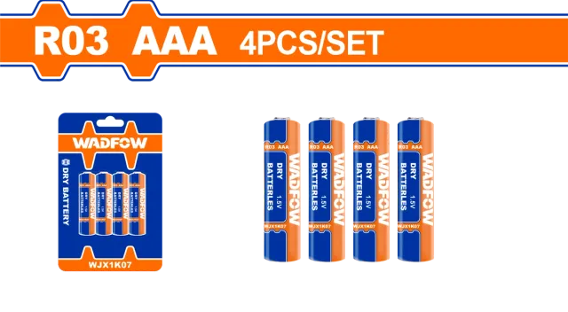 БАТЕРИЈА 1.5V AAA СЕТ 4/1 WADFOW WJX1K07
