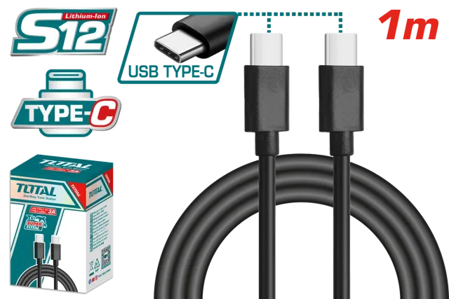 КАБЕЛ USB-C 1m TOTAL TIUCC02