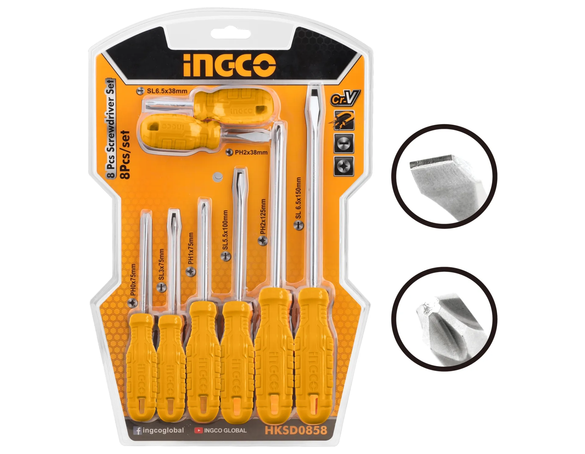 Set kaçavidash INGCO 8/1 - HKSD0858