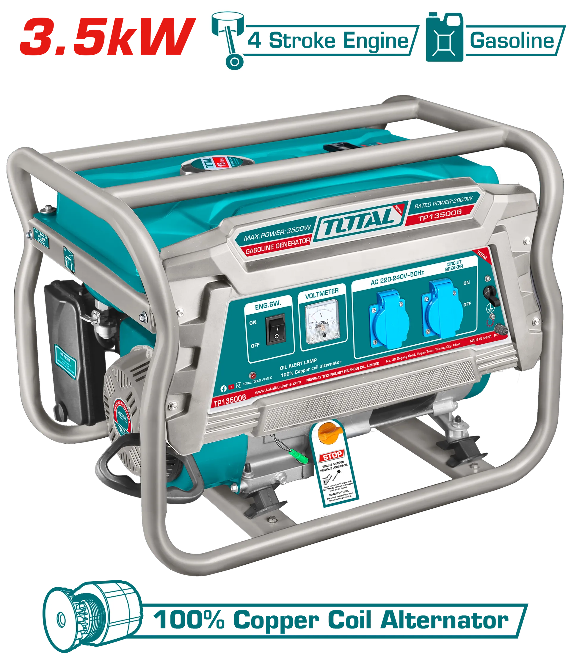 АГРЕГАТ 3500W TOTAL TP135006