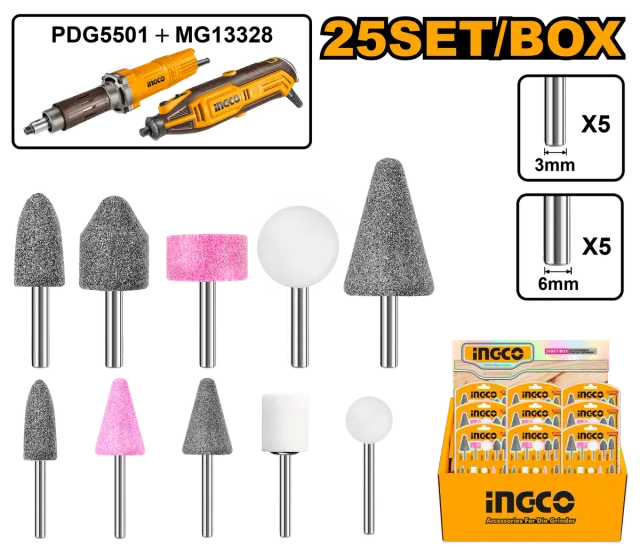 БУРГИИ КАМЕН СЕТ 10/1 INGCO AKB1001