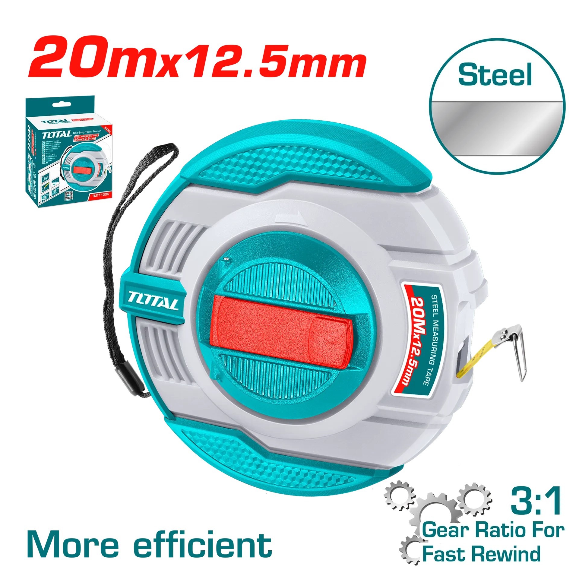 Shiriti 20M metalik TOTAL TMT11206