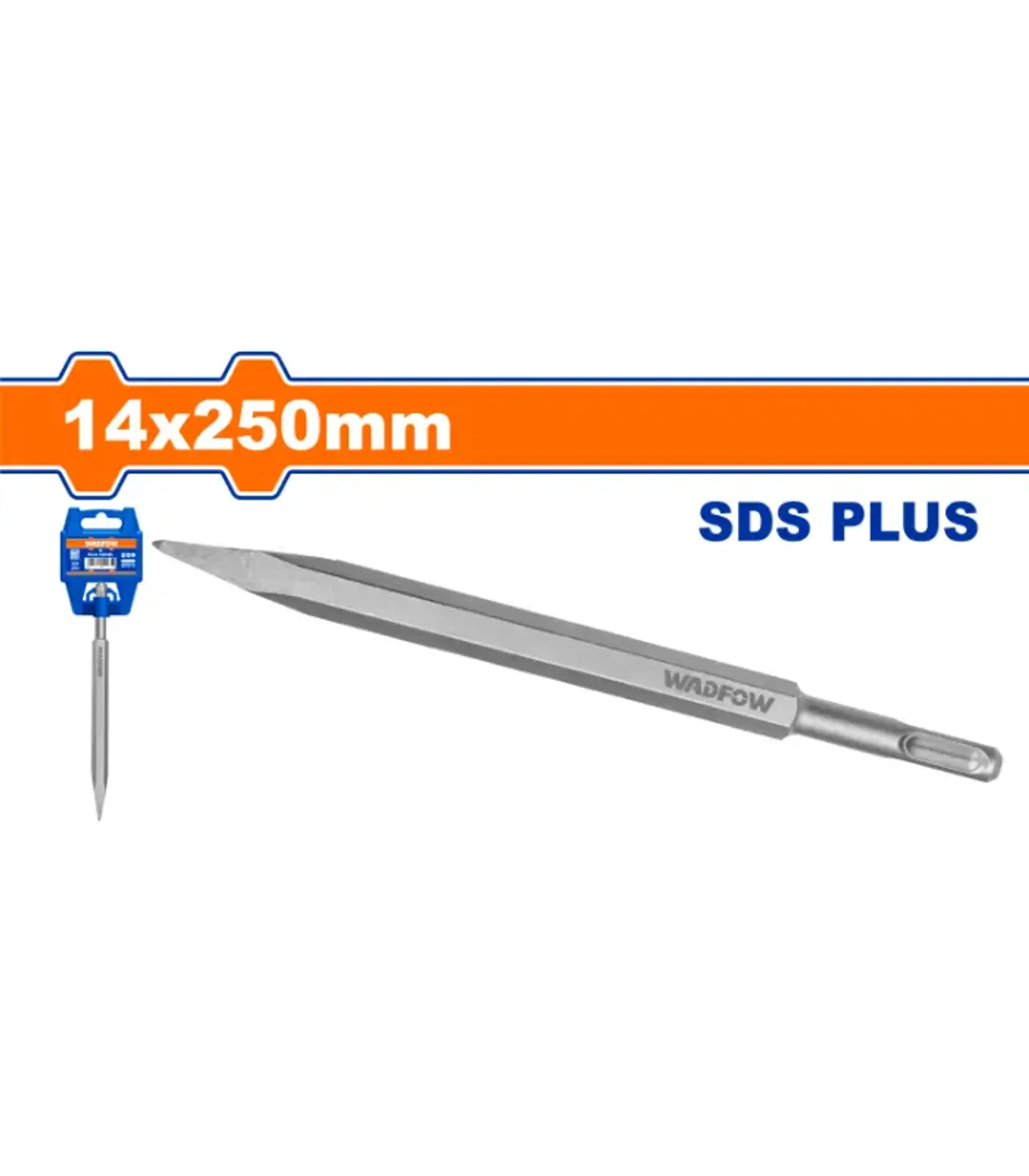 Çekiç SDS+ majë 14x250mm WADFOW WGZ1201