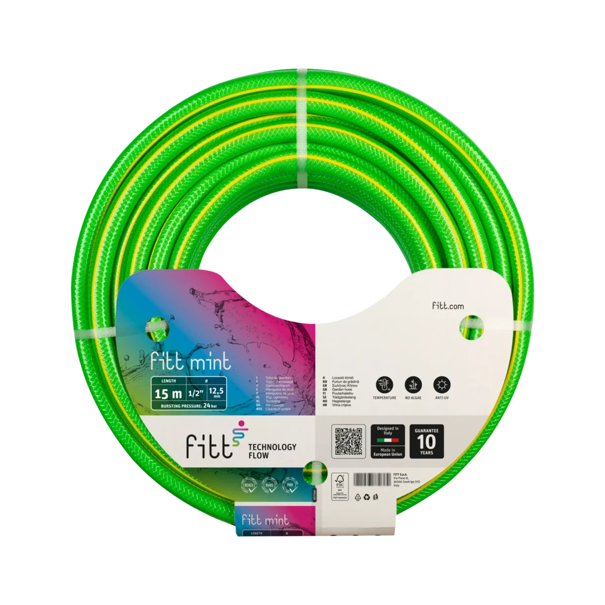 ЦРЕВО ЗА НАВОДНУВАЊЕ FITT MINT 1/2" 15M