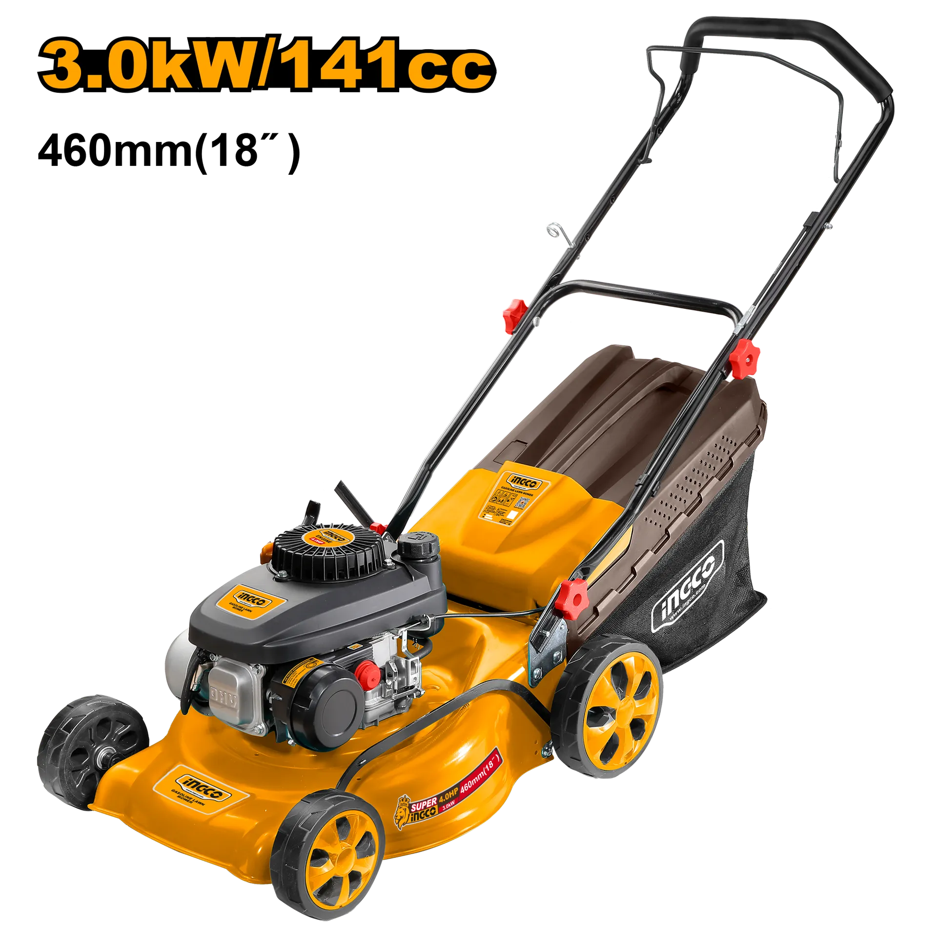 Makinë për prerje bari me benzinë INGCO 3KW GLM141181