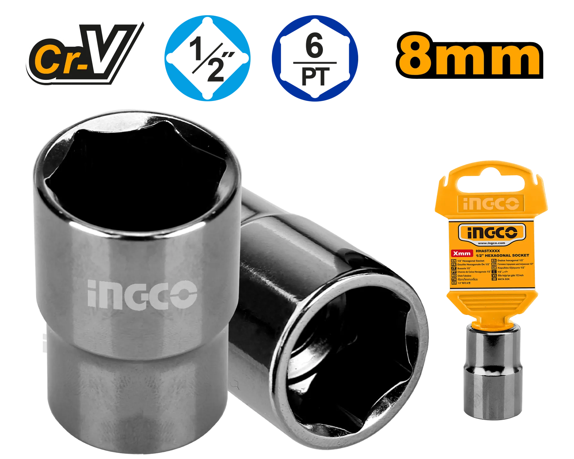 Patent kluch 8mm INGCO HHAST12081